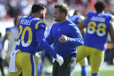 Hear what Sean McVay told the Rams after their incredible win over the Buccaneers