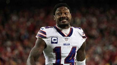 Watch: Bills WR Stefon Diggs Levels Fan Who Ran Onto Field During Playoff Game