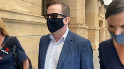 Ex-Labor staffer Ben Waters denies becoming aroused at work looking at child abuse material