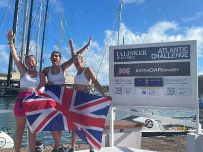 British rower with incurable cancer crosses Atlantic in record time