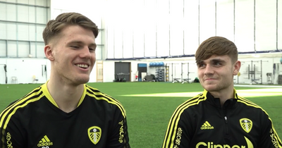 Leo Hjelde and Lewis Bate on funny Leeds United duo, 'unbelievable' fans and sleep admission