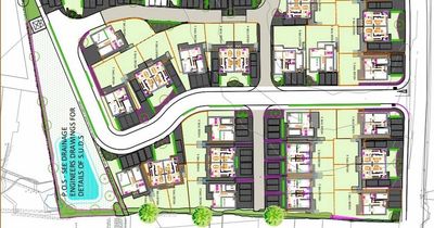 Housing estate plan for Denbighshire village