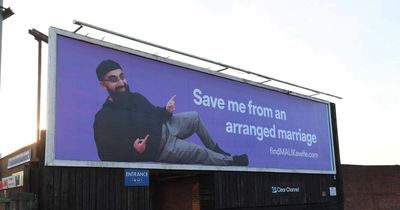 'Arranged marriage' billboard bachelor Mohammad Malik's love search revealed as publicity stunt