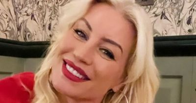 Denise Van Outen shows ex Eddie Boxshall what he's missing on glam girls' night out