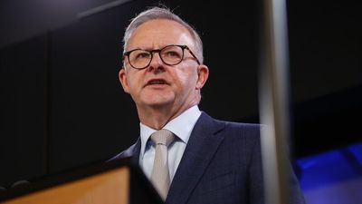 Anthony Albanese uses first election-year stump speech to pledge $440 million for school upgrades