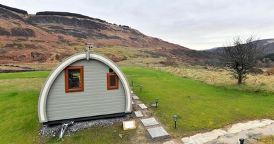 Inside the new Rhondda glamping pods on the site of a legendary cowboy town