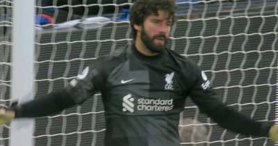 Alisson fumes as wrong Liverpool player targeted by Crystal Palace fans