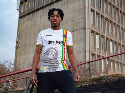 Irish football team Bohemians reveal Bob Marley-inspired kit