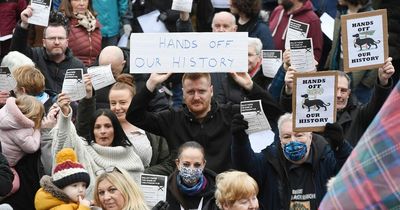 Black Bitch pub protestors tell owners 'hands off our history' at second rally