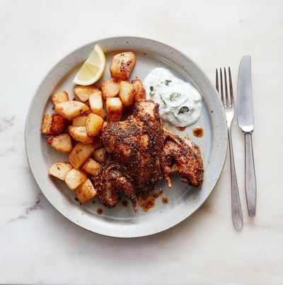 Thomasina Miers’ recipe for Rajasthani spiced roast game bird