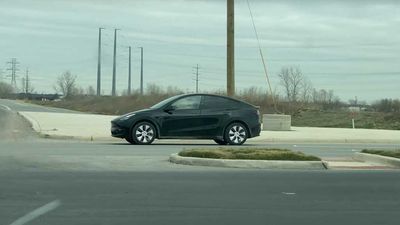 Watch Tesla Model Y Spotted Driving Outside Of Giga Austin Plant
