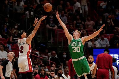 WATCH: Boston two way forward Sam Hauser gets 26 points with Maine Celtics vs. G League Knicks