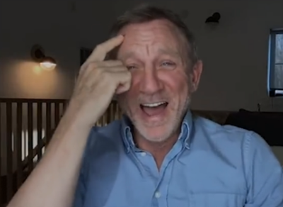 Daniel Craig unaware he was bleeding from his forehead in filmed interview