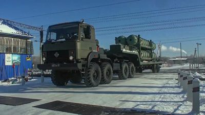 VIDEO: Locked And Loaded: Russia Transports S-400 Missile Systems To Belarus Amid Tensions