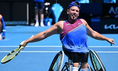 Dylan Alcott enjoying last hurrah as he sets up final shot at yet more grand slam glory