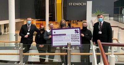 Glasgow's St. Enoch Centre raises over £12,000 for Glasgow Children’s Hospital Charity