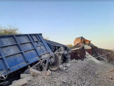 Rajasthan: Goods train derails in Jaisalmer