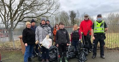 Police team up with Lanarkshire locals to help tackle fly-tipping problem