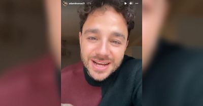 Emmerdale's Adam Thomas shares health update amid Waterloo Road excitement