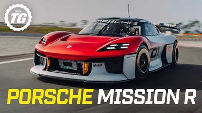 All-Electric Porsche Mission R Is Fascinating To Drive On A Track