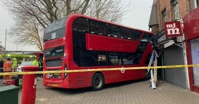 Highams Park accident: 16 people and 3 kids injured as London bus smashes into shop