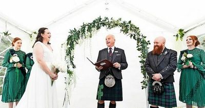 Scone celebrant Brian on shortlist for highly prestigious national wedding award
