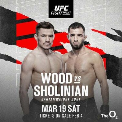 UFC London: Nathaniel Wood to meet Liudvik Sholinian in bantamweight battle