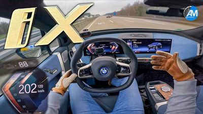 Watch BMW iX M50 Range Test At Autobahn Speeds