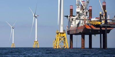 Offshore wind farms could help capture carbon from air and store it long-term – using energy that would otherwise go to waste