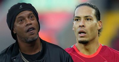 Liverpool star Virgil van Dijk receives glowing praise from "idol" Ronaldinho