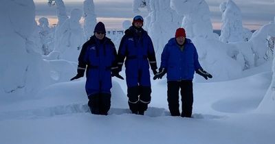 Sir David Attenborough, 94, does 'penguin dance' in -18C Arctic snow