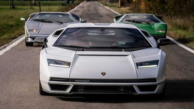 Lamborghini Countach Reboot Hits The Road For The First Time