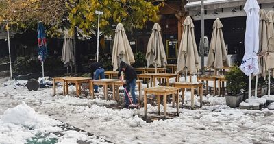 Hundreds of flights cancelled as blizzards rip through Greece and Turkey