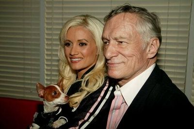 Holly Madison says Hugh Hefner had a "mountain of revenge porn" at the Playboy mansion