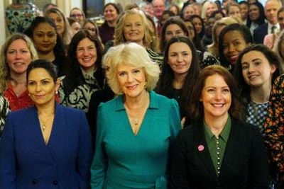 Camilla hails domestic abuse charity as it marks 50 years