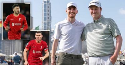 Liverpool trio join forces for golf's Dubai Desert Classic Pro-Am during winter break