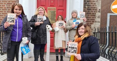 Debenhams workers protest after trade union lay member compares book to toilet paper