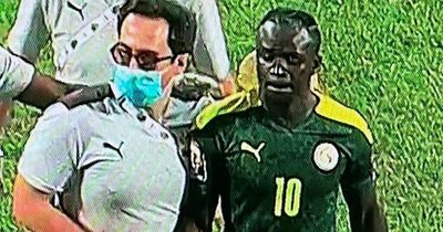 Liverpool forward Sadio Mane suffers nasty injury scare after stunning goal at AFCON