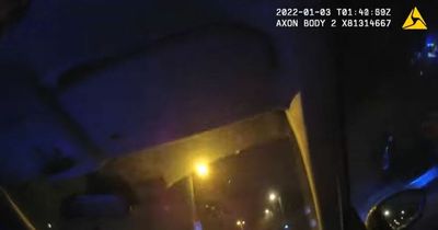 Dramatic police body cam footage shows cops chase and arrest teenagers