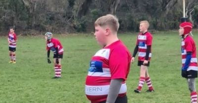 Rugby stars spring to teenager's defence after he is trolled for his weight