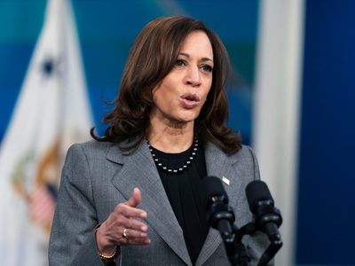 Mother of hospitalised boy shares drawing of superhero taking on ‘lead monster’ with Kamala Harris