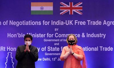 UK could gain ‘first-mover’ advantage with India trade deal