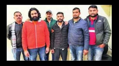 Two gangsters held with arms in Jaipur