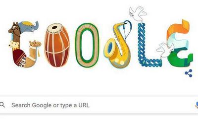 Google doodle showcases elements of ceremonial parade on Rajpath