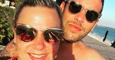 Lisa Armstrong looks blissfully happy on holiday with her new man