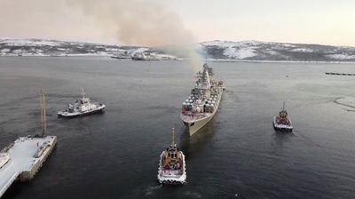 Russia starts navy drills to rehearse protecting Arctic shipping lane