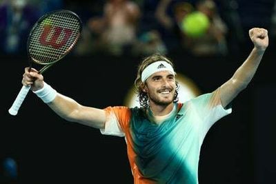 Stefanos Tsitsipas into Australian Open semi-final after near-faultless display against Jannik Sinner