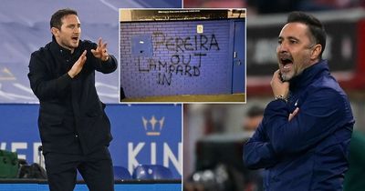 Everton fans protest Vitor Pereira's appointment as manager - before he's taken the job