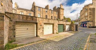 Garage in Edinburgh is put up for sale at same price as average Scottish home