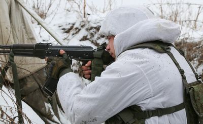 Russia does not have enough troops on border for ‘large-scale offensive’, claims Ukraine